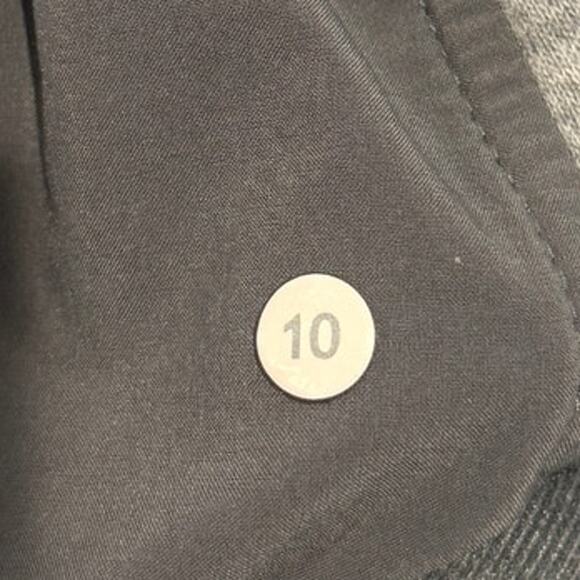 LULULEMON Yes Fleece Crewneck Side Zips Pocket Sweatshirt Sweater Gray 10 - Picture 6 of 7